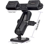 Support Multi-Appareils pour Talkie Walkie/Micro Radio,Porte Radio avec Montage Voiture/Camion/Mur/Bureau,Compatible avec Motorola Kenwood Quansheng Midland Radio Bidirectionnelles.