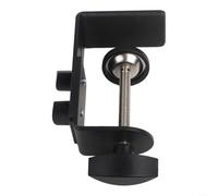 Support multifonction en alliage d'aluminium avec rotule réglable, support d'interface à vis de 6,35 mm pour trépied, appareil photo, lumière de remplissage, microphone, moniteur - Noir