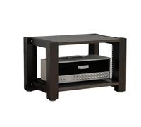 Support multimédia audio-vidéo réglable à 2/3 niveaux - Étagère multifonctionnelle pour centre de divertissement et amplificateur pour salon et salle de jeux (noir, 40 x 60 cm)