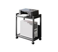 Support Multimédia AV, De Rangement en Acier 2/3/4/5 Couches, Étagère Mobile Portable, for Salon/Studio/Bureau, Facile À Installer(Color1,51x30x58cm)