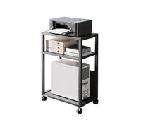Support Multimédia AV, De Rangement en Acier 2/3/4/5 Couches, Étagère Mobile Portable, for Salon/Studio/Bureau, Facile À Installer(Color1,51x30x72cm)