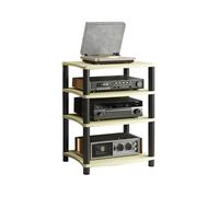 Support Multimédia AV, De Rangement Portable 1/2/3/4 Couches, Étagère en Acier for Tourne-Disque, Adapté Au Salon/Studio/Bureau, Gain Place(Color 2,88x48x60cm)