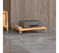 Support multimédia AV en bois à 2/3/4 niveaux - Support audio moderne HiFi - Tour stéréo et rangement - Élégant support audio en bois pour home cinéma audiovisuel