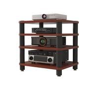 Support Multimédia AV, Étagère De Rangement 2/3/4 Couches, Audio Portable, Adapté Au Salon/Studio/Bureau, Facile À Assembler(Color 2,40x40x47cm)