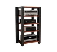 Support Multimédia AV, Étagère De Rangement Portable en Acier, Audio/vidéo 2/3/4/5 Couches, for Salon/Studio/Bureau, Facile À Installer(Color 4,60x51x100cm)