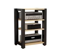 Support Multimédia AV, Étagère De Rangement Portable en Acier, Audio/vidéo 2/3/4/5 Couches, for Salon/Studio/Bureau, Facile À Installer(Color 3,60x51x80cm)