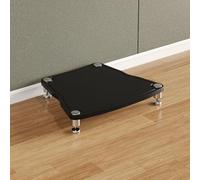 Support multimédia multi-niveaux avec design d'angle pour rangement de matériel home cinéma et audio-visuel