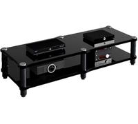 Support multimédia pour divertissement à domicile - Unité d'angle robuste pour TV, stéréo et rangement de DVD