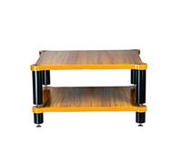 Support multimédia stéréo portable à 3 niveaux pour maison/bureau/théâtre, montage facile, étagère multimédia (43 x 60 x 48 cm) - Design durable et élégant