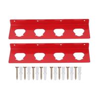 Support Mur pour Batteries Outils Électriques, Support de Stockage en Acier Inoxydable avec 4 Logements, Compatible avec Batteries Lithium M12B2 M12B4 M12B6, pour Atelier et Camion