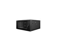 Lanberg Armoire murale WF01-6604-10B 19" 4U Noir IP20 600x600x165 mm jusqu'à 60 kg