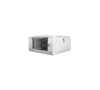 support mural 19 flat pack 4u 600x600mm gris démonté wf01-6604-10s