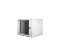 support mural 19 flat pack 9u 600x600mm gris démonté wf01-6609-10s