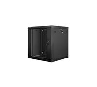 Lanberg Support mural 19' 12U WF01-6612-10B 600x6000mm Noir paquet démonté