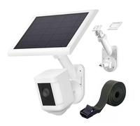 Support mural 2 en 1 pour caméras et panneaux solaires, support compatible avec Ring, Blink, Eufy, Arlo, Wyze, panneau solaire et Cam, avec caméra Ring Stick Up Cam/Spotlight Cam/Plus/Pro (batterie