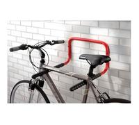Support mural 2 vélos - MOTTEZ - B053F - Finition peinture epoxy - Tube 25 x 1,5 mm - Protection PVC noirs