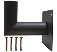 Support mural à 90 degrés pour lumières LED très résistantes, design en forme de L, métal noir, vis de montage incluses, éclairage de stationnement pour une parfaite lumière, éclairage de toit, boîte