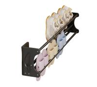Support mural à chaussures Rayonnage Magnétique Extensible Double Niveau | Rack de rangement pour baskets Pour Maison, Salle de Bain, Entrée, Buanderie, Douche, Appartement,