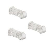 Support mural à collier pour radiateurs sèche-serviettes et radiateurs à tubes horizontaux avec un diamètre de tubes de Ø25 mm, capacité de charge jusqu'à 75 kg.Transparent