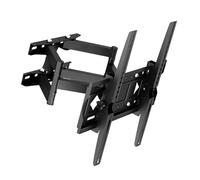 Support mural à deux bras pour panneaux de 26 70" offrant une extension de 400 mm, une rotation à 45° et un support compatible avec inclinaison de 15°