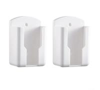 Support mural à distance pour meuble TV compatible avec les tailles de télécommande standard et offre une tenue stable (blanc)