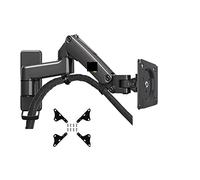 Support mural à ressort à gaz pour écrans et téléviseurs de 17 à 35 pouces, supporte 3 à 12 kg, compatible avec les modèles, adaptateur inclus, support LCD réglable