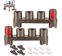 Support Mural Accessoires Dyson Gen5 V15 V12 V7 V8 V10 V11 SV10 SV11 | Organisateur Brosses Outils, Station d'Accueil, Aspirateur sans fil, 2 pièces