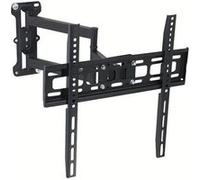 Support mural accroche TV Bras articulé Inclinable et Orientable Noir pour téléviseurs Samsung, Sony, LG, Tcl, Hisense de 26 à 55 VESA 200X200mm, 400X200mm, 400X400mm, 75X75mm, 100X100mm, 200X100mm, 3
