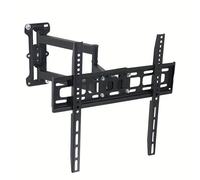 Support mural accroche TV bras articulé inclinable et orientable pour TV QLED Tcl 55C745 2023 55" VESA 400X300mm Noir-Visiodirect