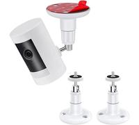 Support mural adhésif universel VHB pour Arlo, Eufy, Google Nest Cam, Stick Up Cam/Pro(Battery), Rin g Indoor Cam, convient à toutes les caméras de surveillance avec trous de filetage 1/4 (2)