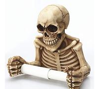 Support mural AIKENR pour papier toilette Motif tête de mort rétro pour Halloween