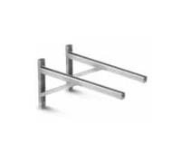 Support mural allongé (Paire) distance au mur (200-400 mm) - double paroi - Schiedel Metaloterm MF 180 mm