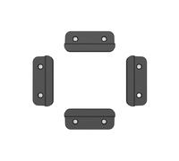 Support Mural Antivol pour Tablettes, Liseuses, Téléphones, Installation Adhésive ou par Vis pour Cuisiner, Travailler ou Se Détendre