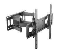 Support mural articulé STELL SHO 4610 pour TV 32-55 inclinable pivotant extension 35 kg Noir