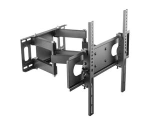 Support mural articulé STELL SHO 4610 pour TV 32-55 inclinable pivotant extension 35 kg Noir