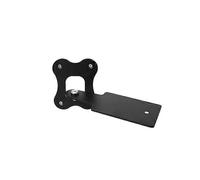 Support mural audio réglable en métal noir pour KEF LX II