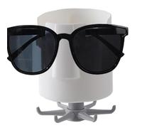 Support mural avec 6 crochets, support mural rotatif pour ranger les lunettes, les lunettes de soleil, les écouteurs, design amusant pour salle à manger, apprendre