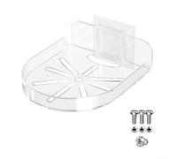 Support mural avec vis pour caméra de sécurité et petits appareils à l'intérieur, support peu encombrant pour une installation organisée à la maison (1 pièce)