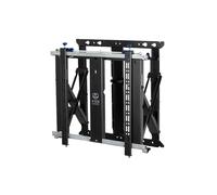 Support mural B-Tech BT8312/B-V2 pour écrans 42"-70" (106.7-177.8 cm), charge max 50 kg, VESA 200x100 à 400x400, distance murale 6.31-23.5 cm, noir