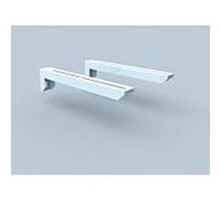 Support mural Bertrams Polyline LAS 41K50-60 DN 60/100, distance au mur jusqu'à 50 mm, blanc