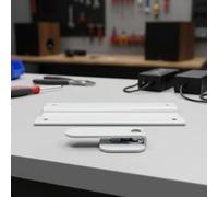 Support mural blanc pour haut-parleur Sony SA-RS5 Surround Sound Support métallique stable 150 x 70 mm