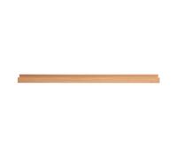 Support mural cadres photos - étagère linéaire en bois clair chêne l120 cm linea