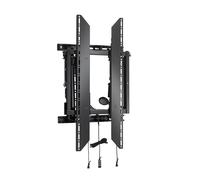 Chief Support mural LVS1UP ConnexSys – format portrait – Noir – 40" à 80" (avec rails)
