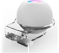 Support Mural Circulaire Transparent Compatible Avec Homepod Mini Smart Audio Avec Gestion Des Câbles Intégrée
