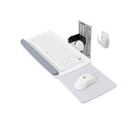 Support Mural Clavier - Ergotron - Neo-Flex - Blanc - Kit de Montage Complet - Rangement Discret