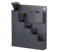 Support Mural Colliers De Serrage | Organisateur 6 compartiments,Organisateur de câbles et serre-câbles | Pour Installateurs Locataires Maison Bureau Studio Atelier Garage Camping-car Caravane Abri