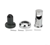 Support mural compatible avec barres de douche de 22 mm de diamètre - Construction en ABS - Supports de tubes de 21,5 mm et 22 mm - Nécessite une fixation percée
