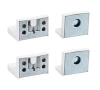 Support mural compatible avec IKEA #115753 pour KALLAX EXPEDIT PAX Montage mural - Blanc