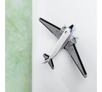 Support mural compatible avec LEGO Douglas DC-3 Pan-Am Air Liner - Fabriqué au Royaume-Uni - Avion non inclus - Matériel inclus