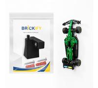 Support mural compatible avec LEGO Technic Aston Martin AMR25 F1 42240 - Fabriqué au Royaume-Uni - Voiture non incluse - Matériel inclus